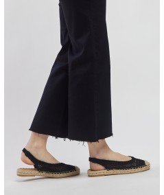 sandalias plana acropolis metalizado