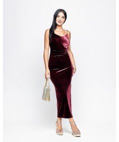 Vestido Acropolis tereciopelo